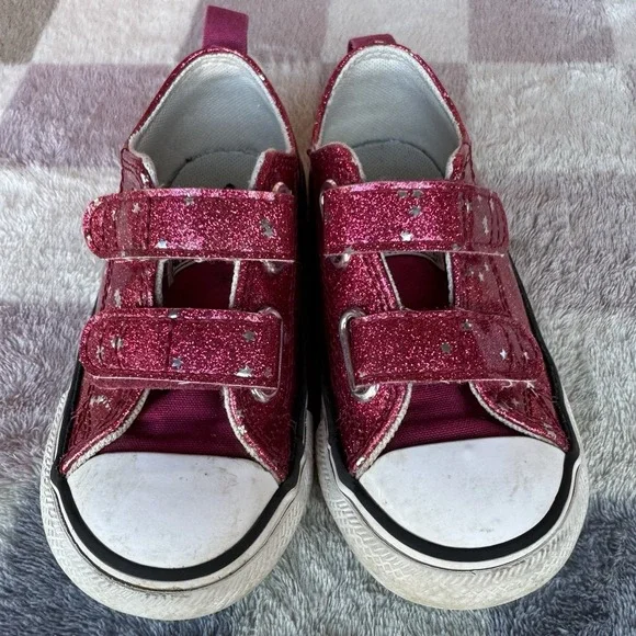 Size 7c - Converse Kids Chuck Taylor All Star Glitter Easy On (infant/Toddler) - Picture 4 of 7